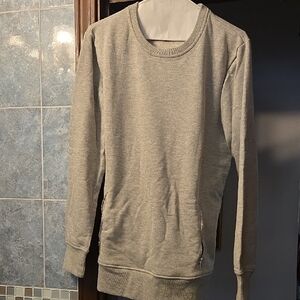 Forever 21 Gray Men's Sweatshirt With Kangaroo Zip Pockets